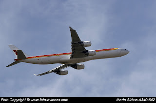 AVIÓN AIRBUS A340 EC-JLE