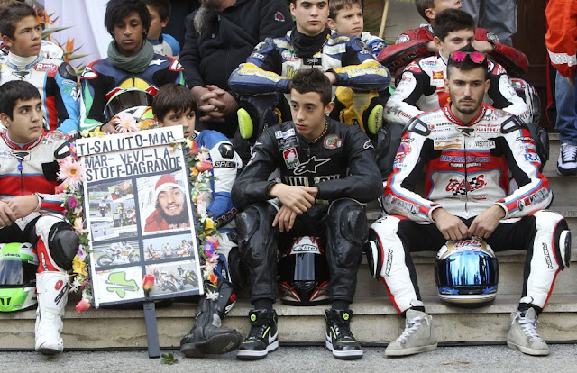 Marco Simoncelli's Funeral (Photos)