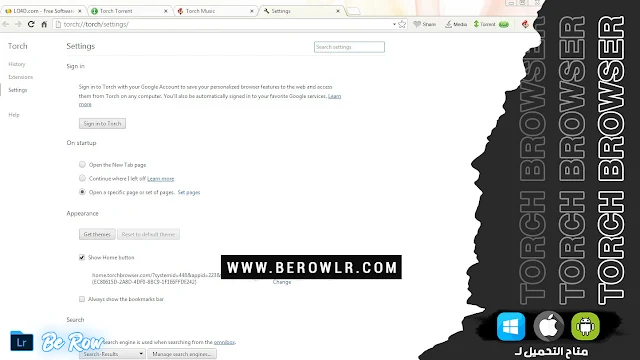 تحميل متصفح تورش عربي Torch Browser 2024 كامل للكمبيوتر مجانا