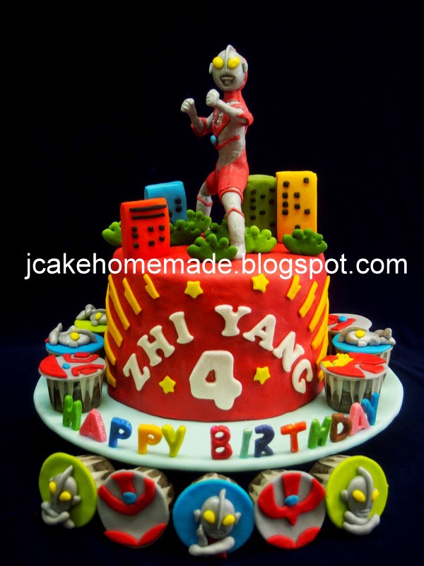 Jcakehomemade Ultraman birthday cake 奥特曼蛋糕