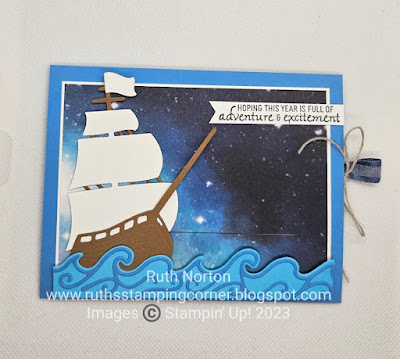 stampin up, on the ocean