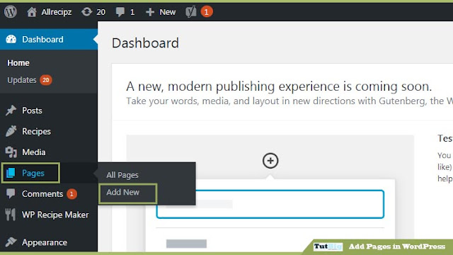  welcome to the TutBig today I will show you  How to Add Pages in WordPress Step by Step Tutorial