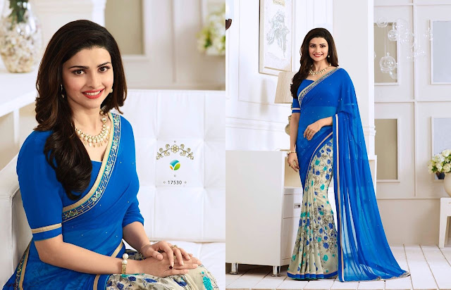 Buy Online Prachi Desai Style Saree Star Walk-20 by Vipul Fashion