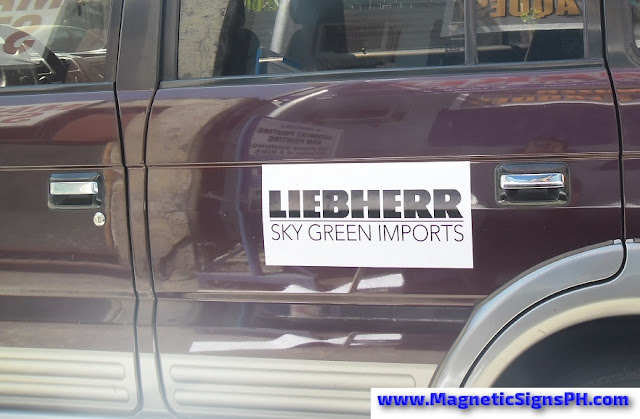 Customized Van Magnet - Sky Green Imports