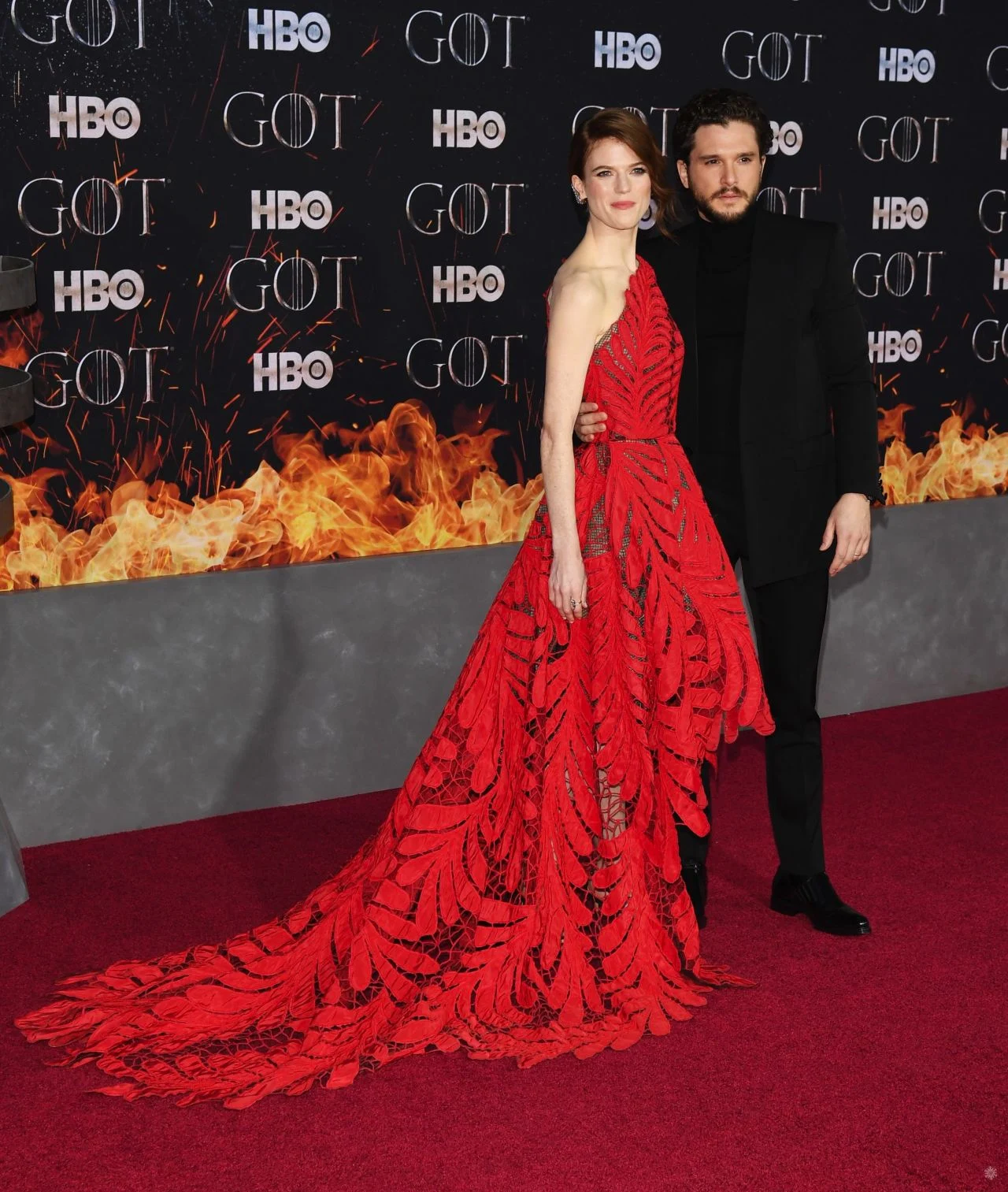 Rose Leslie and Kit Harington – Game of Thrones Season 8 Premiere in New York