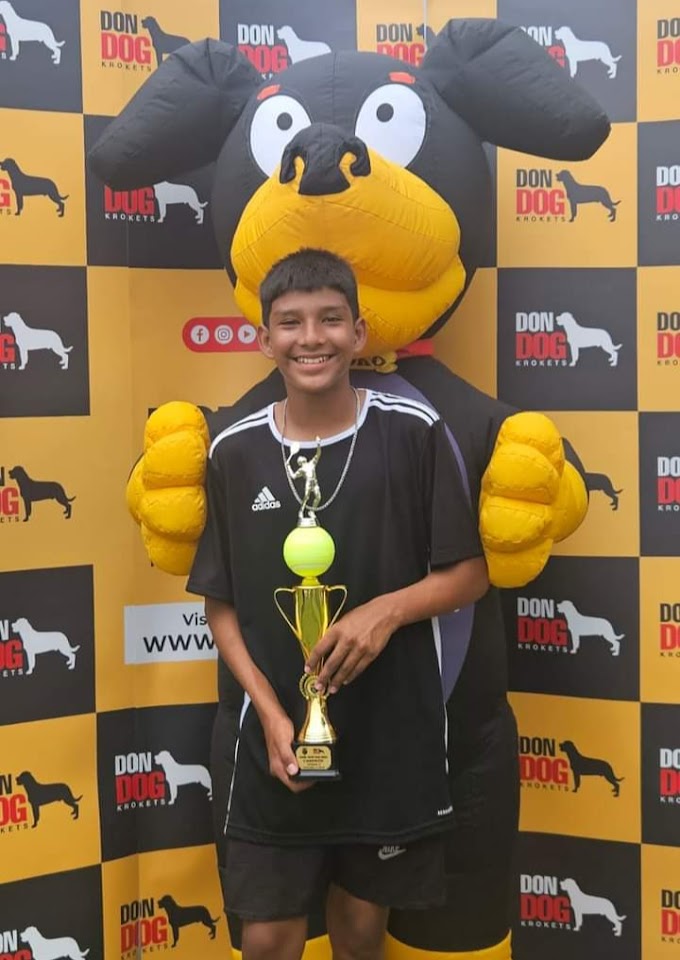 Ismael Arias, la promesa del tenis de Manabí