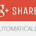 Sharing on Google+ Made Automated in Blogger