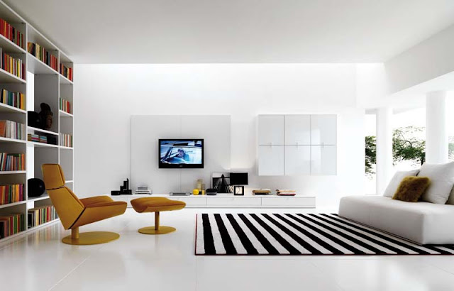 White Living Room Design Ideas photo
