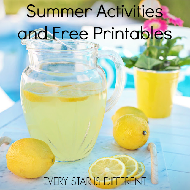 Summer Activities and Free Printables