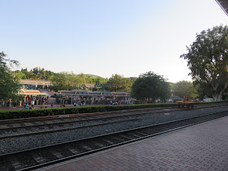 Disneyland Entrance from the Main Street USA Railroad Station