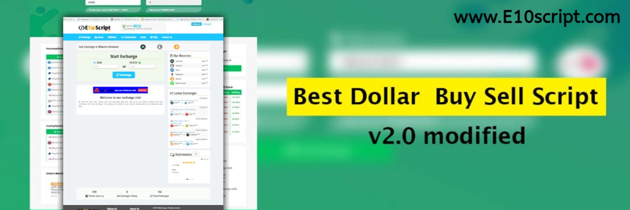 Money Exchange PHP Full Script | Best Dollar Buy Sell Script