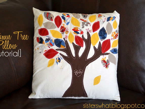 Autumn Tree Pillow [Tutorial]