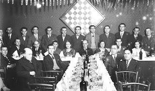 Cena de homenaje a Ricard Riu en 1932
