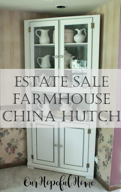 farmhouse china hutch