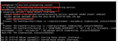 Restart Konfigurasi IP Address