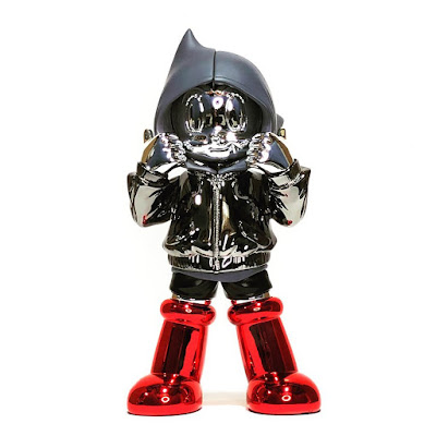 Designer Con 2020 Exclusive Astro Boy Chrome Hoodie Resin Figure by ToyQube