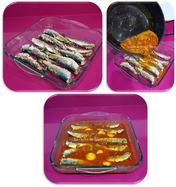 Paso a paso Sardinas en escabeche