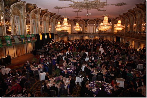 The great ballroom at the Chicago Hilton