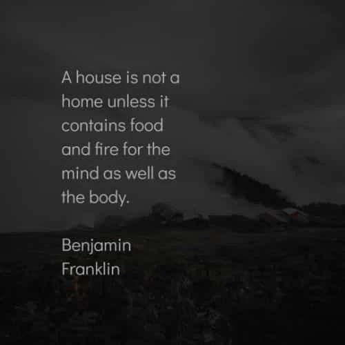 Famous quotes and sayings by Benjamin Franklin