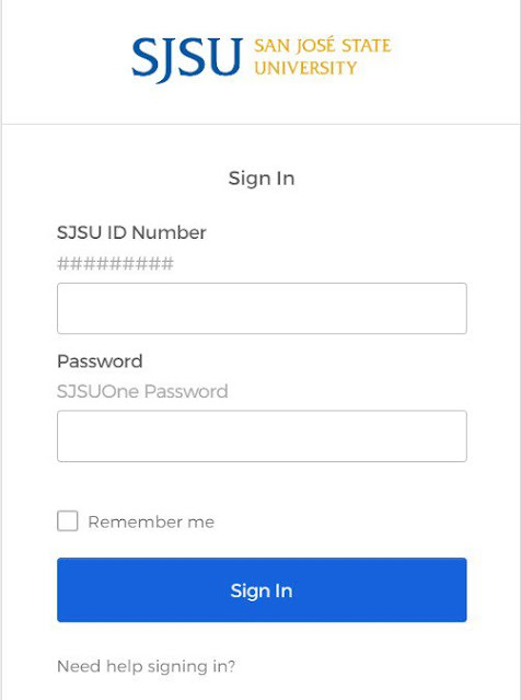 How to sign up for a MySJSU account