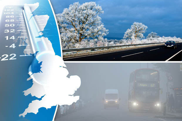 Forecasters have warned Brits to prepare for an ice blast