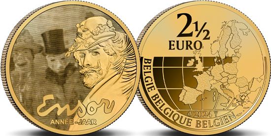 Belgium 2,5 euro 2024 - James Ensor