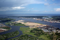 Aerial photo of Northern Riga