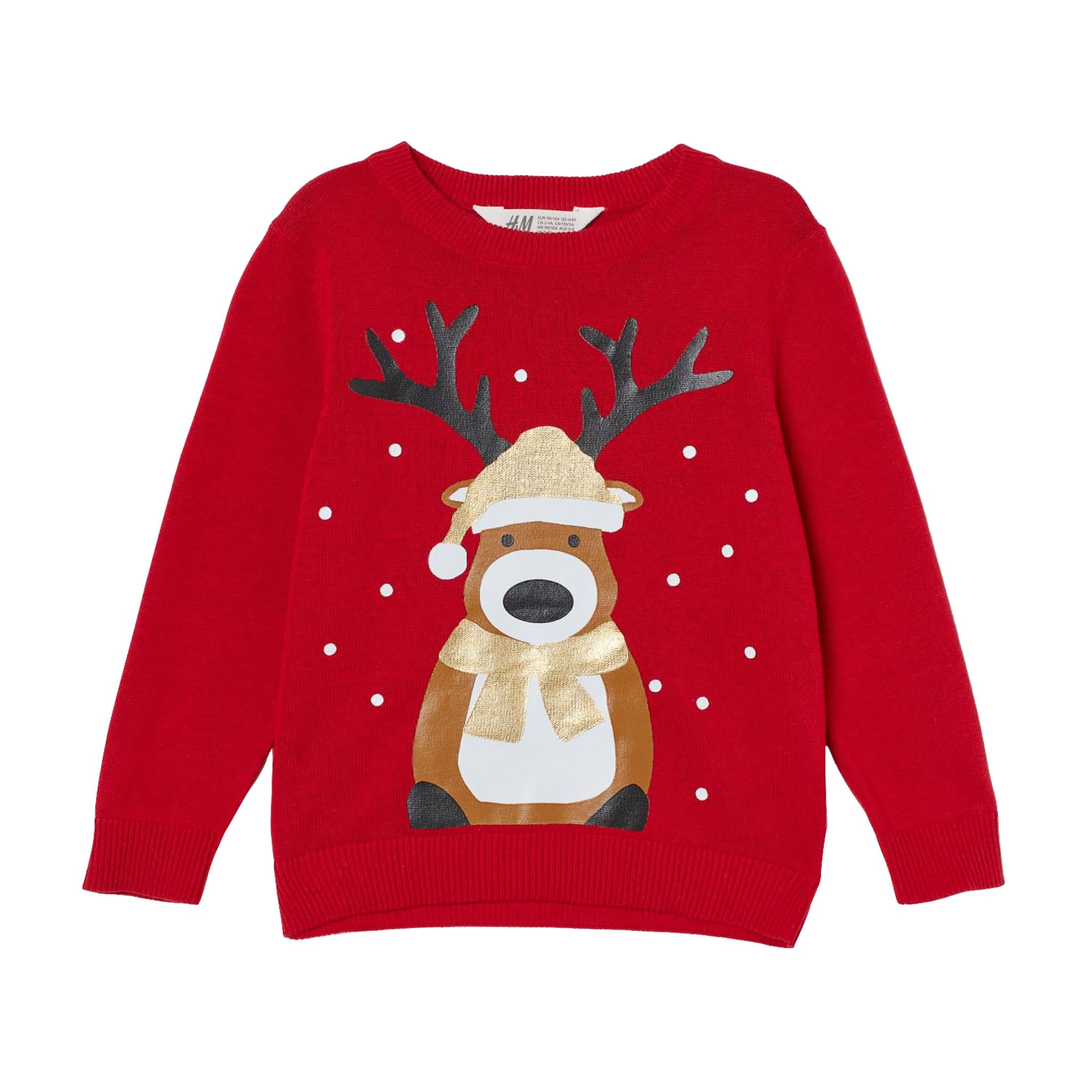 Kids Red Reindeer Sweater from H&M Kids