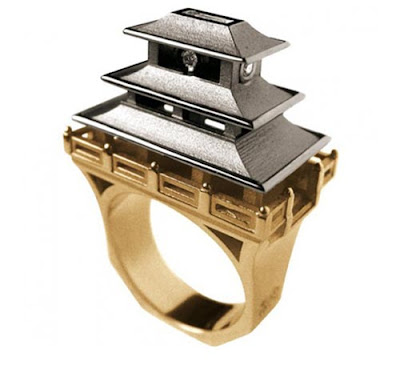 City And Building Shape Beautiful, Creative And Stylish Ring Collection