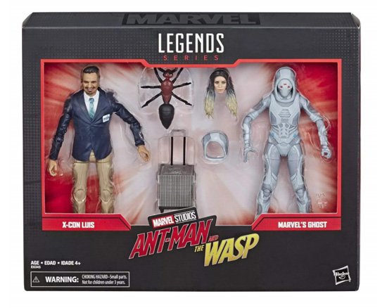 Marvel 80th Anniversary Marvel Legends Luis and Ghost Antman and Warps