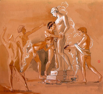 Homossexualidade na Roma Antiga - Oferendas a Antínoo, de Felix d'Eon