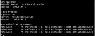 nslookup-mail-server-checking