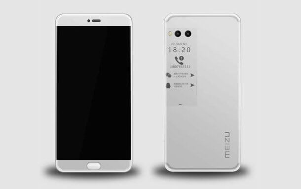 Inilah Penampakan Bocoran Layar Sekunder Meizu Pro 7 