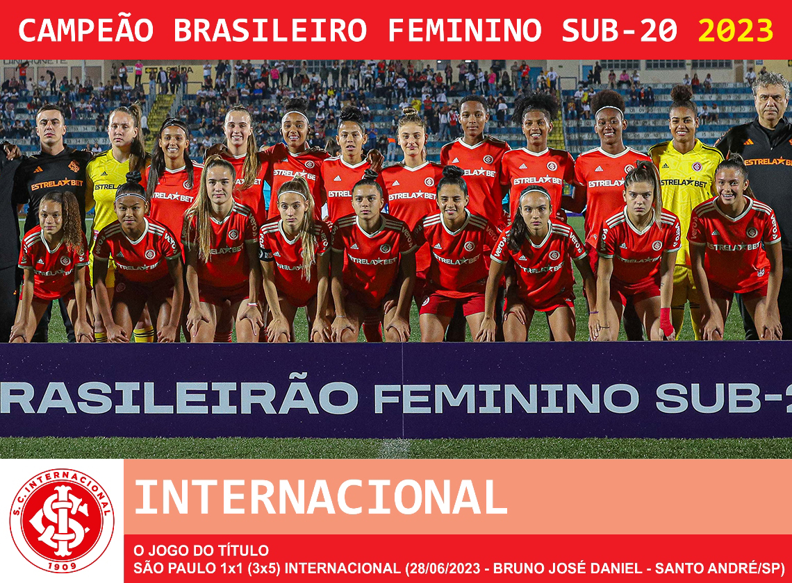 Melhor base do país é campeã do Brasileirão Feminino Sub-20