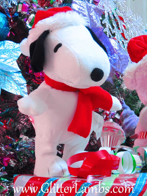 Christmas Snoopy Wearing Santa Hat and Scarf Singing Dancing Home Depot