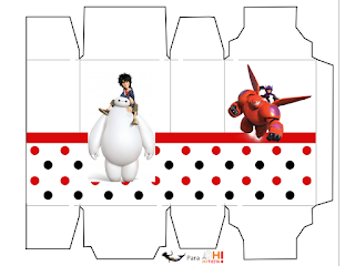 Cajas Big Hero 6 de para imprimir gratis.