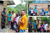 Danramil 01 Makale Serahkan Kunci Rumah Ke 2 , Program Rumah Tidak Layak Huni Kerja Sama BPS Gereja Toraja 