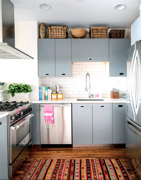 Light Blue Kitchen Cabinets