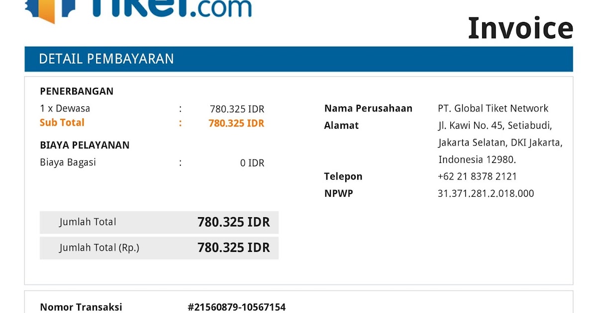 Contoh Invoice Tagihan - 7 - Gontoh