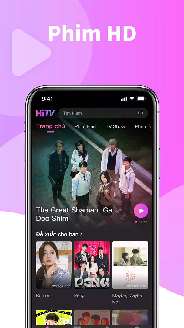 Tải HiTV Apk xem phim Hàn cho Android, iOS, máy tính a1