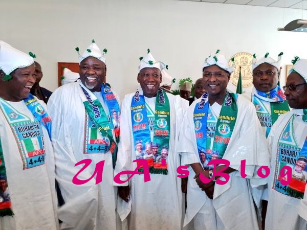 PHOTOS: Niger Republic governors in Kano for Buhari rally