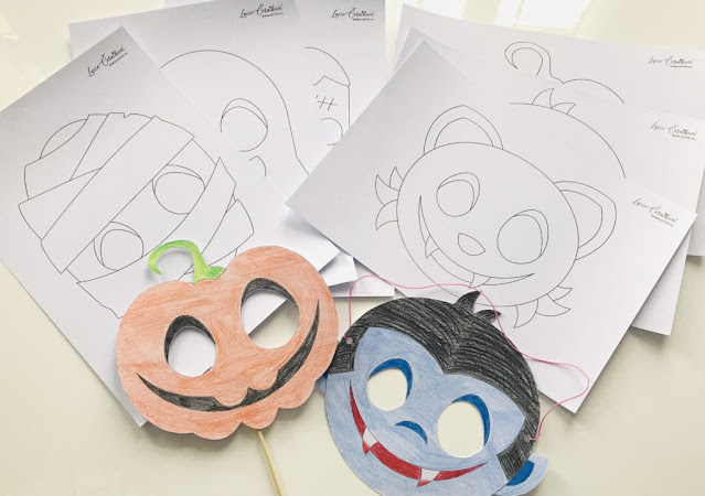 Strašidelné masky pro děti!