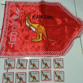 Bendera Regu Pramuka-Kanguru