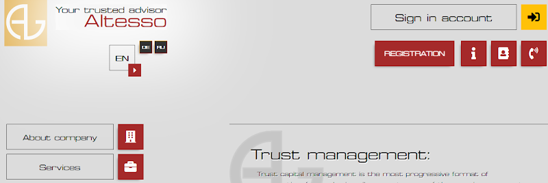 Мошеннический сайт altesso.com – Отзывы, развод. Компания Altesso мошенники