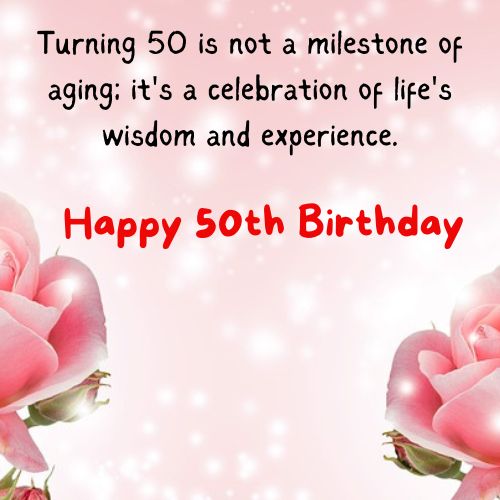 Happy 50th birthday Images