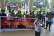 Koalisi Pemburu Penjahat Lingkungan Demo PT Adei Plantation