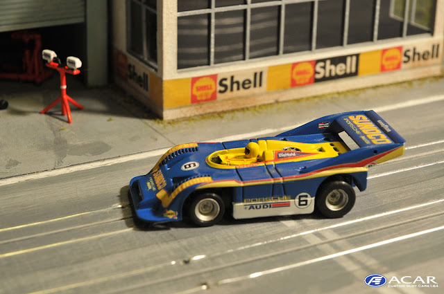 Porsche 917-30 Can Am SUNOCO Penske Racing Slot Car h0 Custom