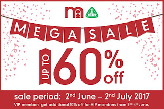 Mothercare Malaysia Megasale Up To 60% Off (2 June - 2 July 2017)