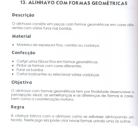 Profª Tatiane Almeida Alinhavo Com Formas Geometricas Educacao