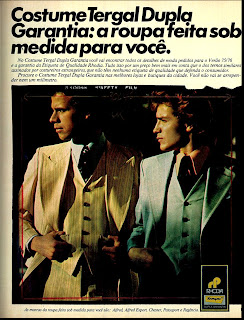 moda anos 70. propaganda decada de 70. reclame anos 70. Oswaldo Hernandez.